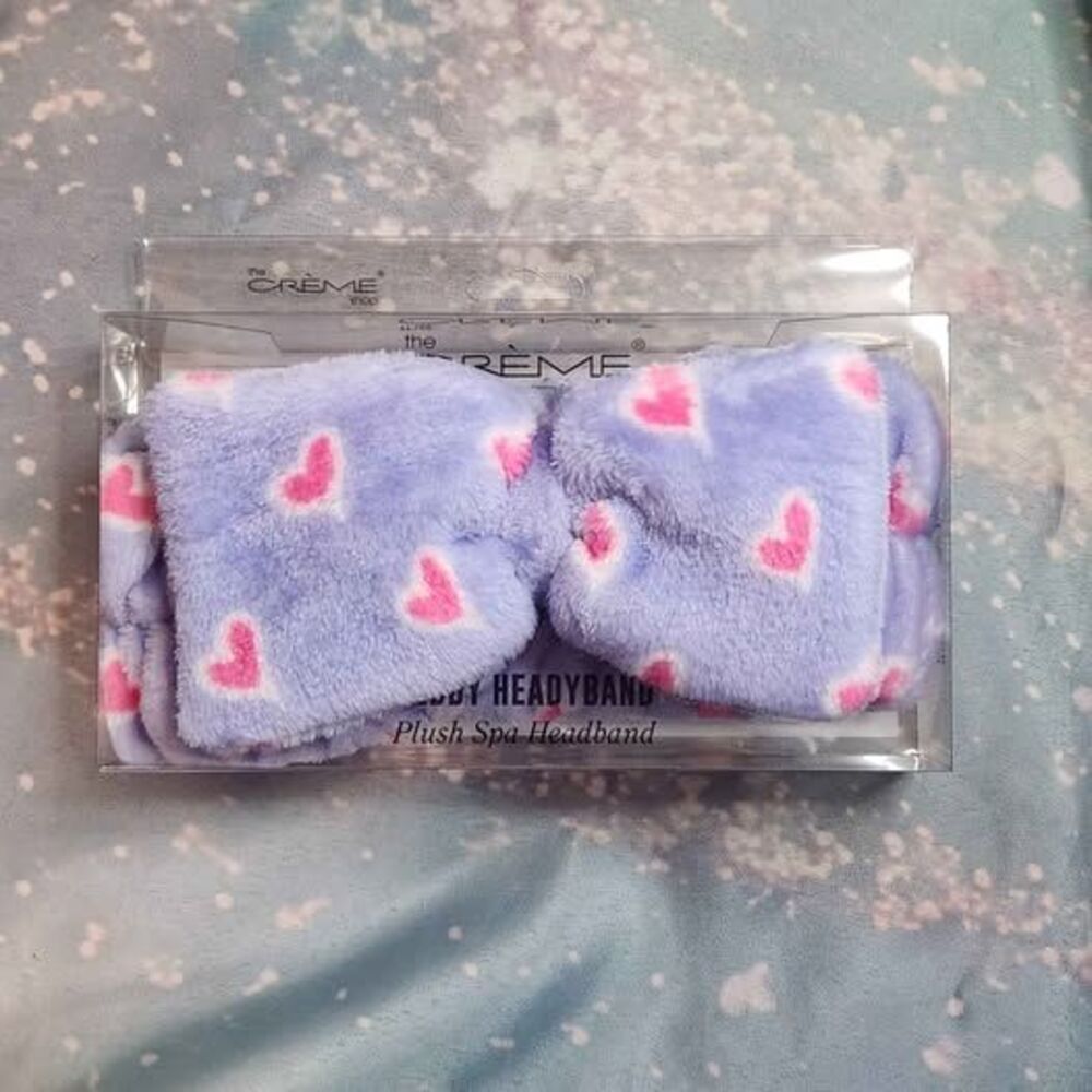The Crème Shop Teddy Headyband Plush Spa Headband